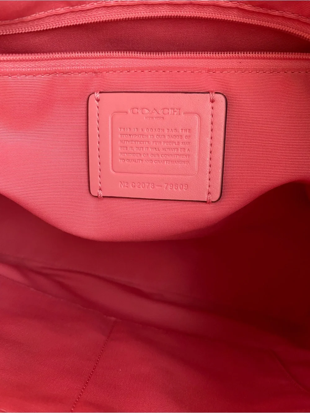 Coach GALLERY TOTE Brown Signature Tote with Pink Trim and Handles COACH BAGS 🩷